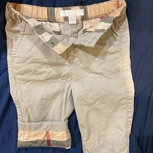 Khaki Baby Burberry pants size 9 months